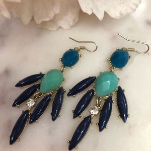 Blue Ombré Dangle Earrings